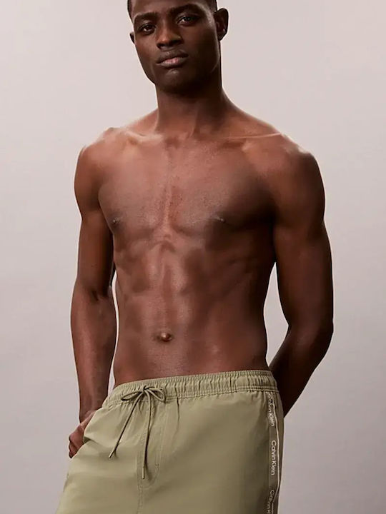 Men's Swimwear Khaki Camo Shorts