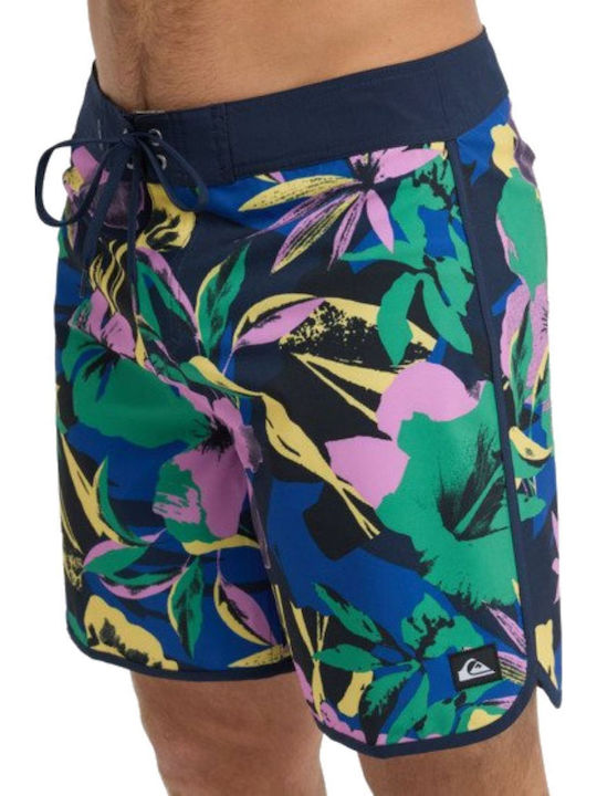 Surfsilk Muschel 18 Herren-Bademode Bermuda Dunkelblau Blumen