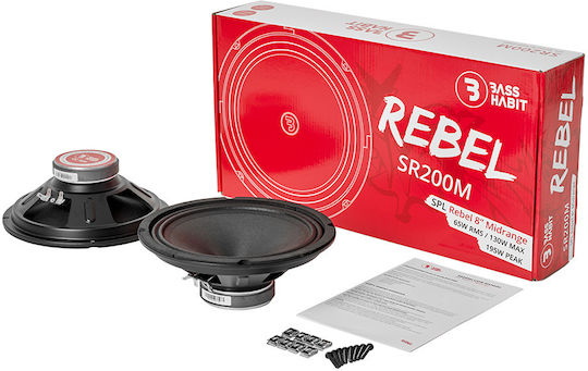 Bass Habit Автомобилен Високоговорител 8" с 65W RMS (Среден клас)