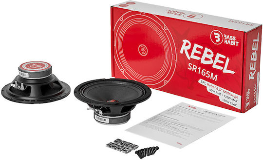 Bass Habit Ηχείο Αυτοκινήτου 6.5" με 60W RMS (Midrange)