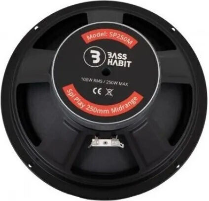 Bass Habit Play Ηχείο Αυτοκινήτου 10" με 100W RMS (Midrange)