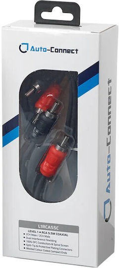 L1rca55c Coaxial Rca Signal Cable Level 1 Auto-connect 5.5m