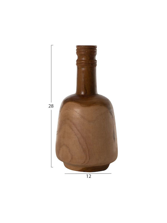 Decorative Vases Wooden Set 3 Pieces