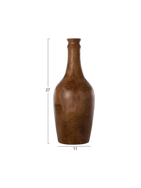 Decorative Vases Wooden Set 3 Pieces