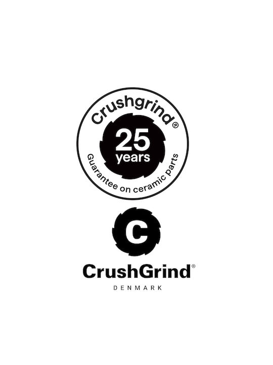 CrushGrind Σετ Χειροκίνητοι Μύλοι Μπαχαρικών από Ξύλο 13cm 2τμχ