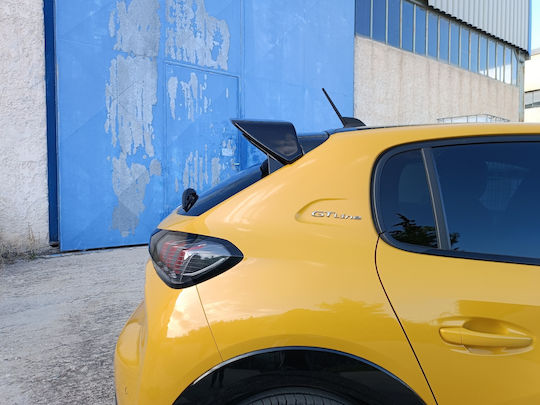 Motordrome Car Roof Spoiler Made of Polyurethane Peugeot 208