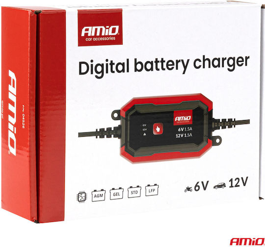AMiO Autobatterieladegerät 6/12V