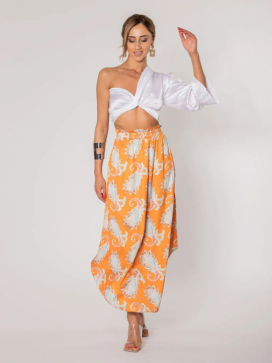 Maxi Skirt Orange