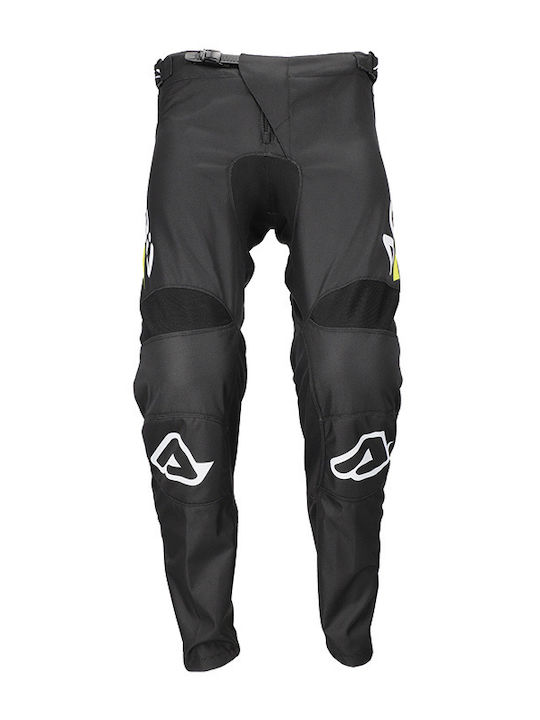 Acerbis Linear Subway Καλοκαιρινό Ανδρικό Παντελόνι Motocross Black/Yellow