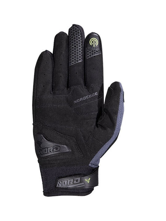 Nordcode Namib Summer Men's Motorcycle Gloves Black Gray