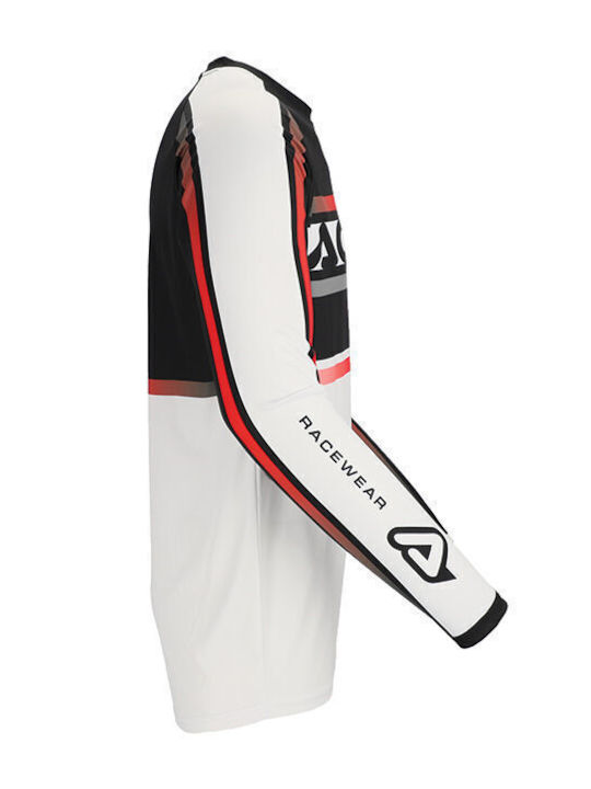 Acerbis Linear Ανδρική Μπλούζα Motocross Μακρυμάνικη Μαύρο Χρώμα