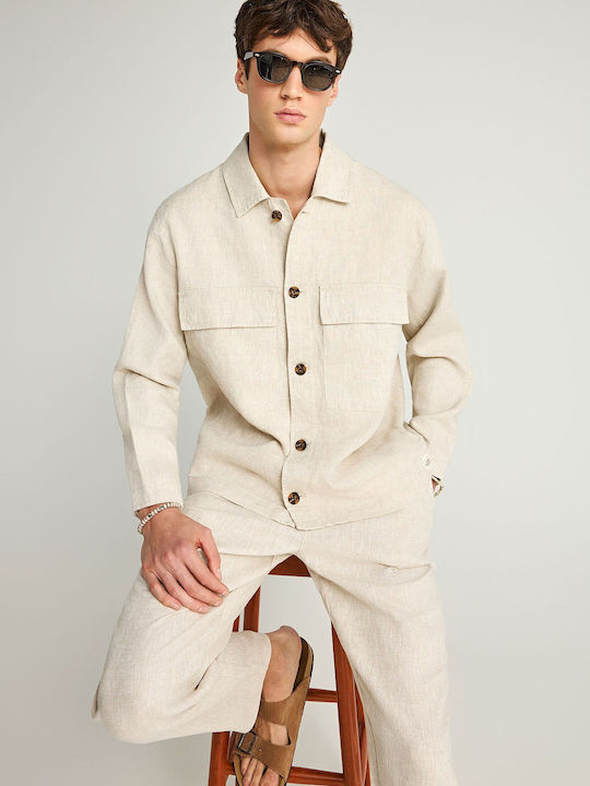 Pantaloni Chino Ecru