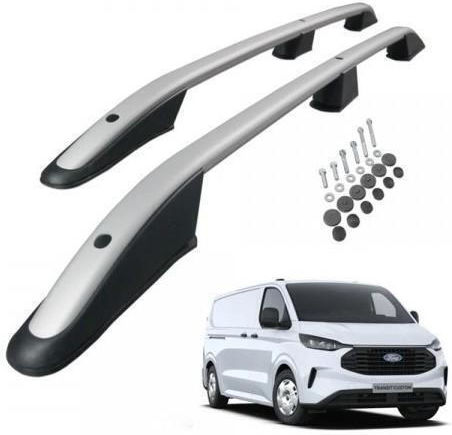Omtec Parallel Aluminum Roof Bars Elegance L1 Ford Tourneo Custom 2023+ Maximum Load Weight 75kg Omtec 2 Pcs 2659930/om