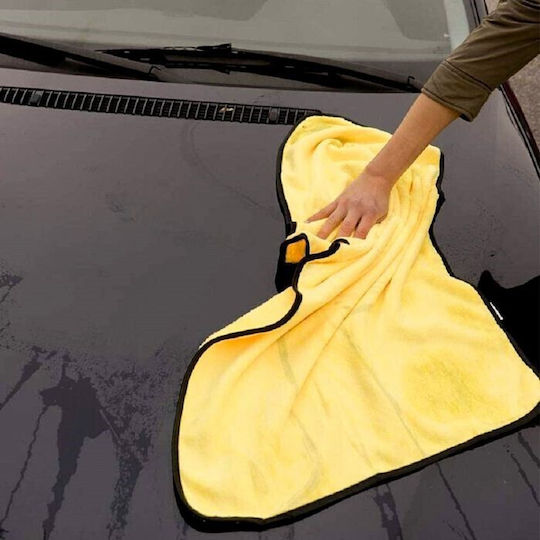 Petex Кърпа Микрофибърни Сушене за Body Автомобил Жълт 90x60cm