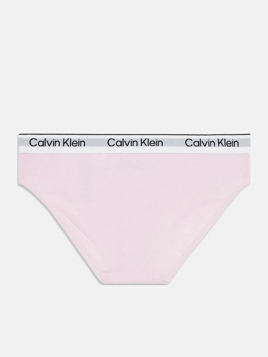 Calvin Klein Set Chiloți Pentru Copii Lila Bordeaux 2 Bucăți