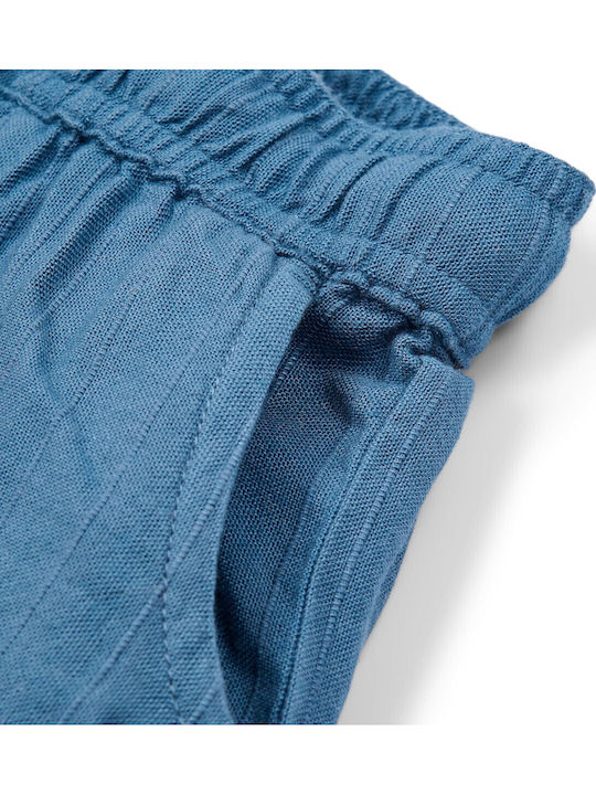 Kids Shorts Bermudas Fabric Indigo