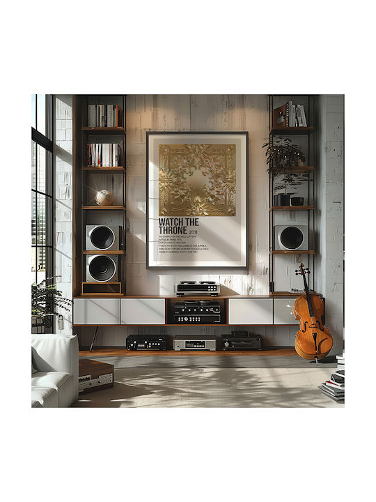 Music Poster Watch Throne Kanye West & Jay Z Ms595 30cm X 40cm