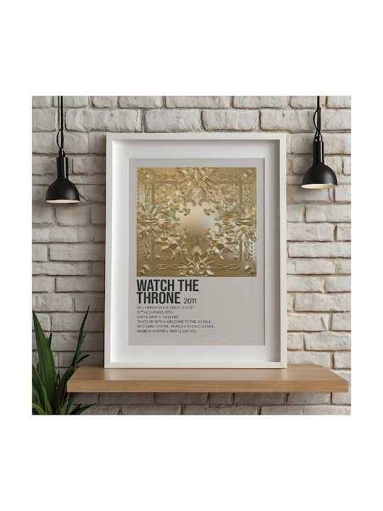 Music Poster Watch Throne Kanye West & Jay Z Ms595 30cm x 40cm