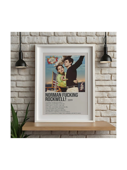 Music Poster Norman Fucking Rockwell Lana Del Rey Ms594 30cm X 40cm