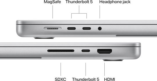Apple MacBook Pro 16.2" IPS Retina Display 120Hz (M5 Pro-18-Core/24GB/1TB SSD/20-Core GPU) Silver (GR Keyboard)