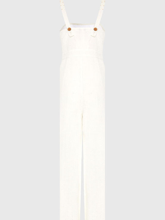 Damen Jumpsuit Weiß FBL013-116-12