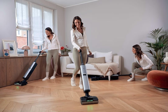 Hoover Ultra Clean Επαναφορτιζόμενη Σκούπα 2 σε 1 Stick & Χειρός Μαύρη