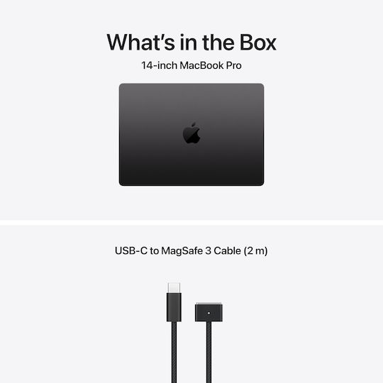 Apple MacBook Pro 14.2" IPS Panel Retina Display 120Hz M5 Pro 15-Core 24GB 1TB SSD 16-Core GPU Космическо Черно GR Клавиатура