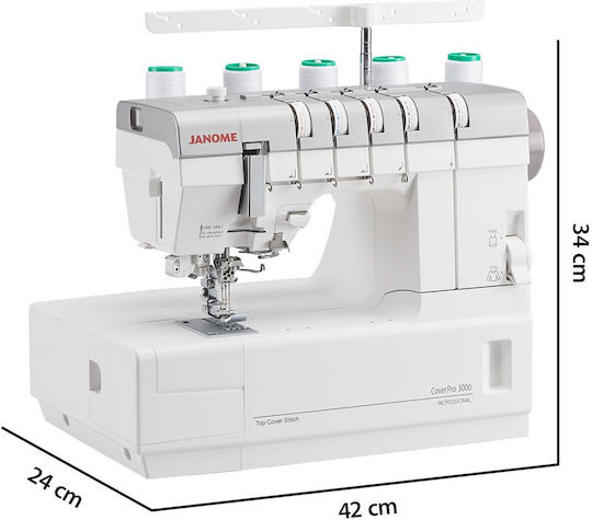 Janome Шевна Машина Копторапт Бяла