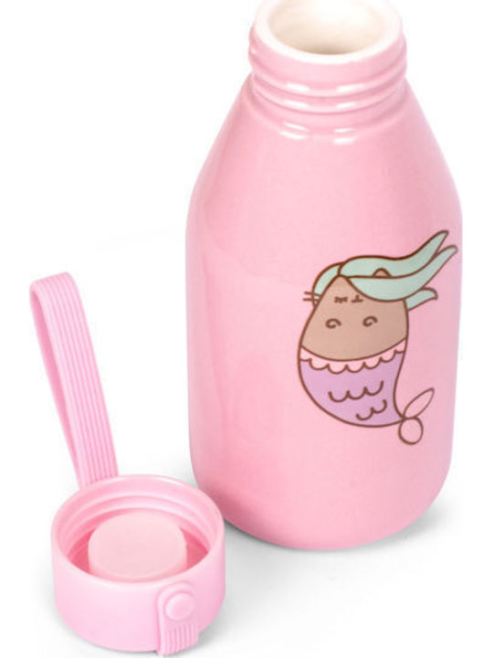Русалка Керамична Бутилка За Пренасяне Pusheen Mermaid 340ml Розова Пасхална Свещ