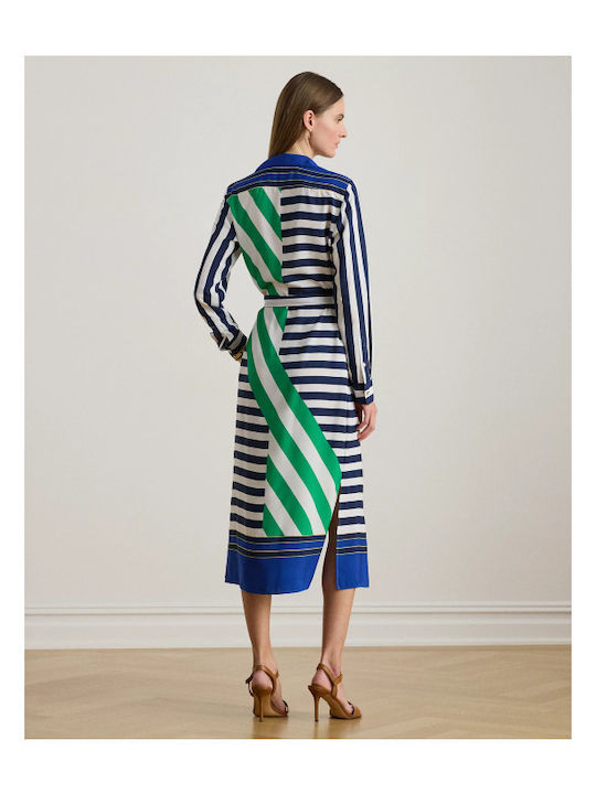 Midi Damenkleid Mehrfarbig