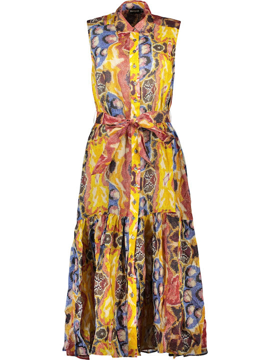 Summer Midi Shirt Dress Tutti Fruti