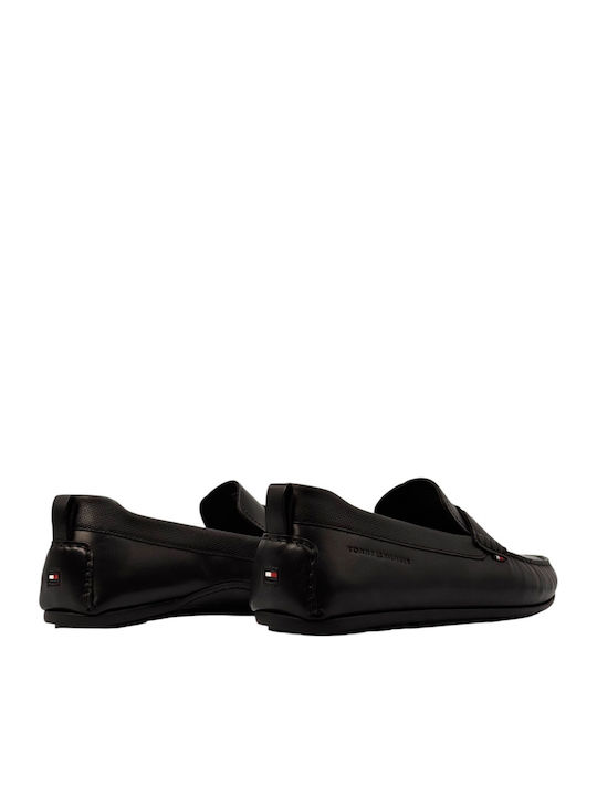 Leder Herren Mokassins in Schwarz Farbe