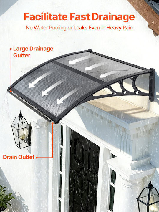 Vevor Polycarbonate Capony Roof