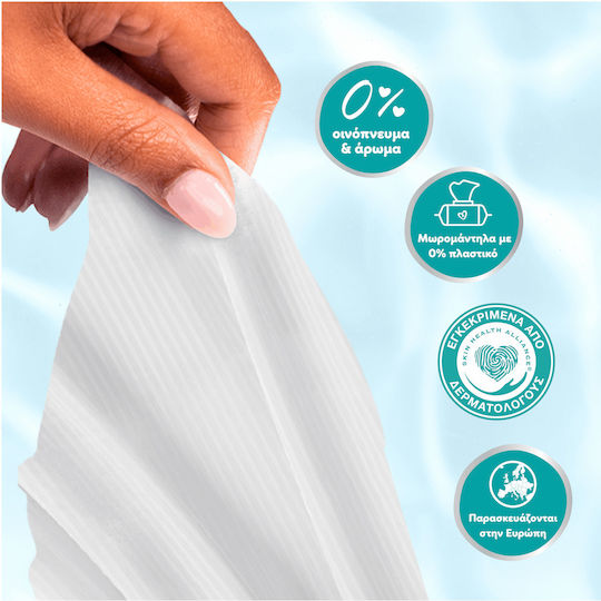 Pampers 99% Water Hypoallergenic Baby Wipes with 99% Water Fragrance Free Alcohol-Free Parabens Free 18x60pcs
