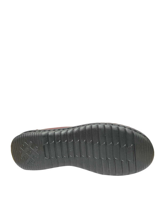 Damen Slip-Ons Burgundische Farbe 61-39