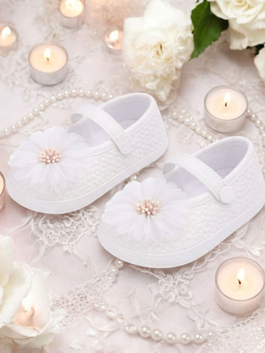 TakTakBaby Βρεφικές Μπαλαρίνες Αγκαλιάς Λευκές