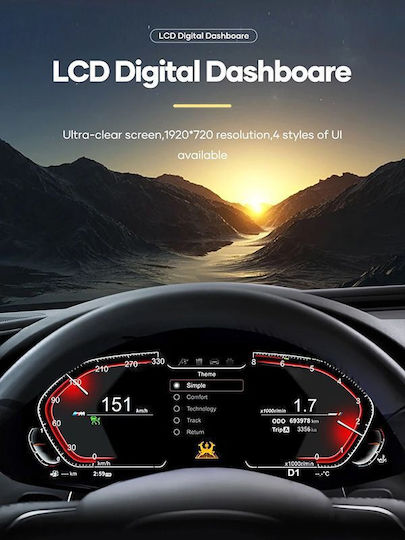 Digital Iq Ddd 954_dc Cluster Digital 10in Bmw Seria 3 E90-e91-e92-e93 Mod 2005-2012