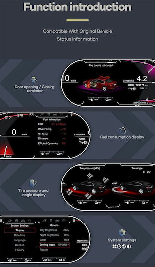 Digital Iq Ddd 954_dc Cluster Digital 10in Bmw Seria 3 E90-e91-e92-e93 Mod 2005-2012