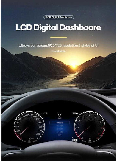 Digital Iq Ddd 986_dc 12.3in Digital Cluster Mercedes C W205 Glc X253 Mod 2014-2021