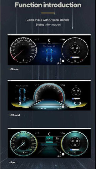 Digital Iq Ddd 984_dc 12.3in Digital Cluster Mercedes C Class W204 Mod 2008-2011