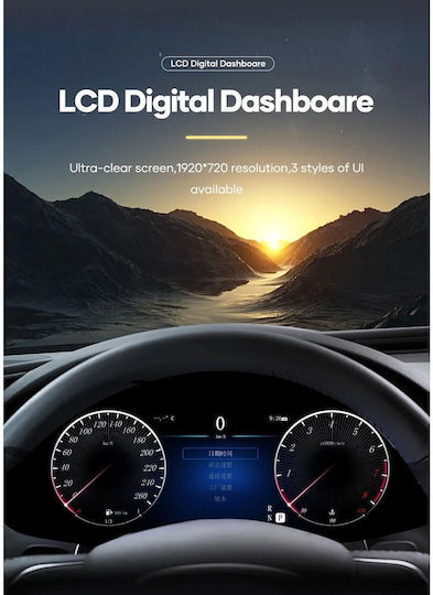 Digital Iq Ddd 981_dc 12.3in Digital Cluster Mercedes A W176 Cla C117 Gla X156 Mod 2013-2019