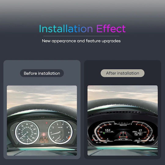 Digital Iq Dgu 958_dc 12.3in Digital Cluster Bmw 5 Series E60-e61-e63 Mod 2003-2009 Ccc-cic System