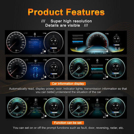 Digital Iq Dgu 994_dc 12.3in Digital Cluster Mercedes Vito W447 Mod 2016-2020