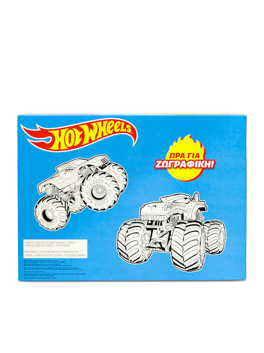 Easter Candle With Toy Monster Trucks Snake Slam Takedown Playset For Age 4+ Hot Wheels