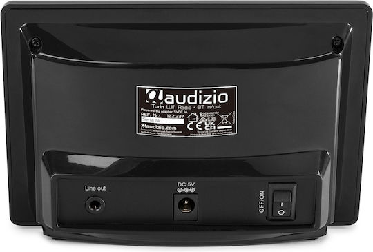 Audizio Turin Επιτραπέζιο Ραδιόφωνο Ρεύματος DAB+ με Bluetooth Μαύρο