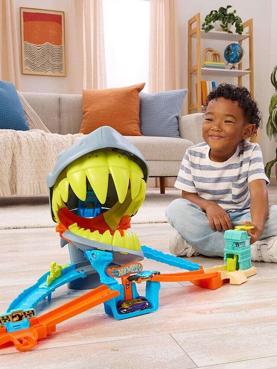 Великденска Свещ с Играчка City Shark Beach Track за 4+ Години Hot Wheels