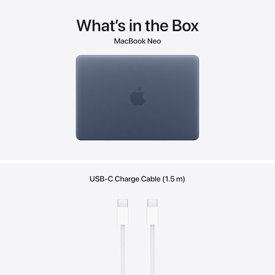 Apple MacBook Neo 13" IPS Retina Display (A18 Pro-6‑Core/8GB/512GB SSD/5‑Core GPU) Indigo (GR Keyboard)