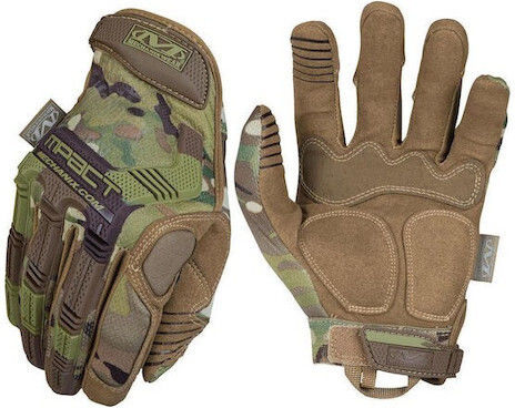 Mechanix Wear Mechanix M Pact Brown LG Gloves for Work Brown Synthetic Leather 1pcs
