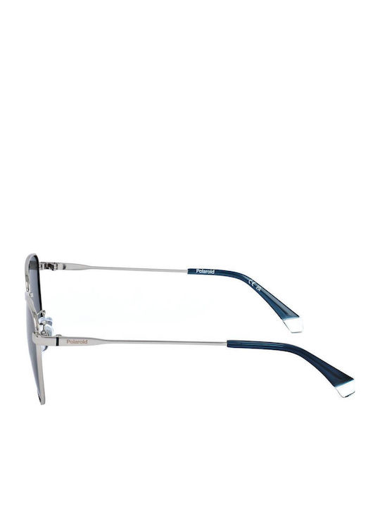 Polaroid Bărbătești Ochelari de soare cu Argintiu Cadru și Albastru Polarized Lentilă PLD4159/G SX0/10
