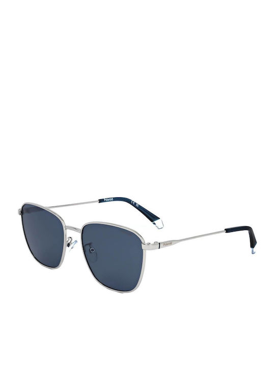 Polaroid Bărbătești Ochelari de soare cu Argintiu Cadru și Albastru Polarized Lentilă PLD4159/G SX0/10